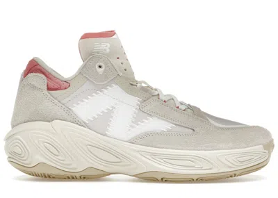 Pre-owned New Balance Men's  Fresh Foam Bb V2 Sneakers In Moonbeam/linen/signal Pink In Multi