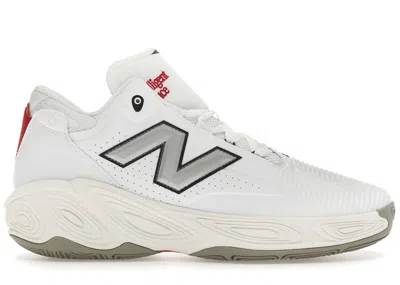 Pre-owned New Balance Men's  Fresh Foam Bb V2 Sneakers In White/sea Salt/concrete In Multi