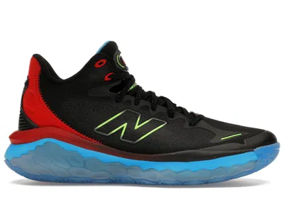 Pre-owned New Balance Men's  Fresh Foam Bb Virtual Sneakers In Black/vibrant Sky Blue/true Red In Multi