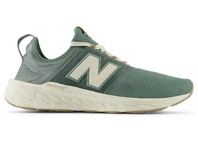 Pre-owned New Balance Men's  Fresh Foam Cruz Artisan V3 Sneakers In Dark Juniper/angora/incense In Multi