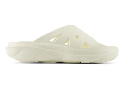 Pre-owned New Balance Men's  Fresh Foam Rcvry Slide Sneakers In Angora/parchment
