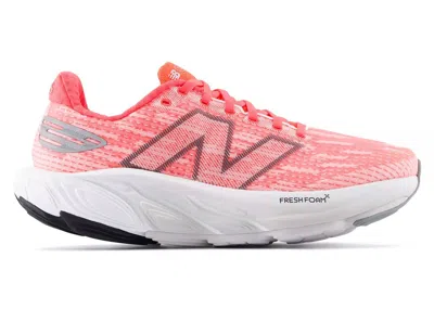 Pre-owned New Balance Men's  Fresh Foam X Balos V1 Grey Sneakers In Urgent Red/grey Matter/silver Metallic