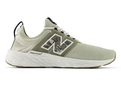 Pre-owned New Balance Men's  Fresh Foam X Cruz Artisan V3 Sneakers In Darkin Olivine/dark Olivine/sea Salt