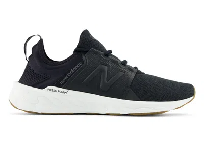 Pre-owned New Balance Men's  Fresh Foam X Cruz V3 Sneakers In Top In Black/blacktop/gum In Multi