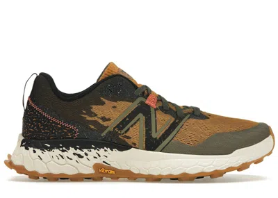 Pre-owned New Balance Men's  Fresh Foam X Hierro V7 Sneakers In Golden Hour/dark Camo/black