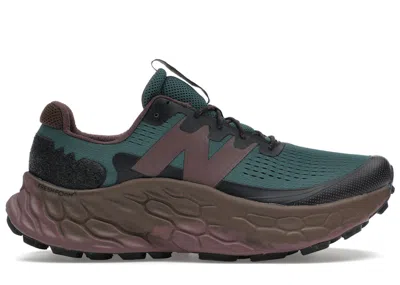 Pre-owned New Balance Men's  Fresh Foam X More Trail Sneakers In Dark Mushroom/new Spruce In Multi