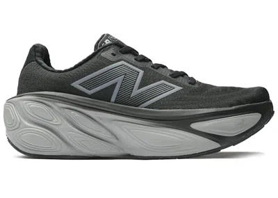 Pre-owned New Balance Men's  Fresh Foam X More V5 Sneakers In Black/linen/silver Metallic In Multi