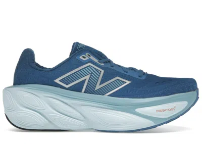 Pre-owned New Balance Men's  Fresh Foam X More V5 Sneakers In Blue Agate/quarry Blue/silver Metallic In Multi