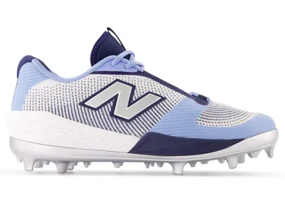 Pre-owned New Balance Men's  Fuelcell Comp V4 Sneakers In Sky Blue/white/team Navy In Multi