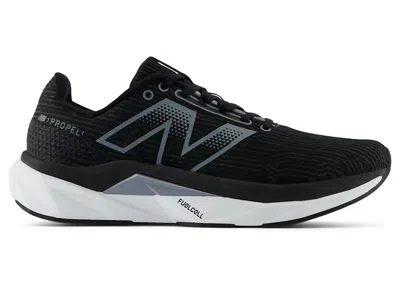 Pre-owned New Balance Men's  Fuelcell Propel V5 Sneakers In Black/white/steel