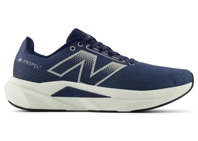 Pre-owned New Balance Men's  Fuelcell Propel V5 Sneakers In Nb Navy Blue/light Arctic Grey/white In Multi