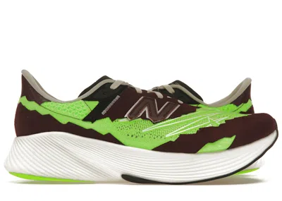 Pre-owned New Balance Men's  Fuelcell Rc Elite V2 Si Stone Island Tds Sneakers In Green/maroon/white In Multi