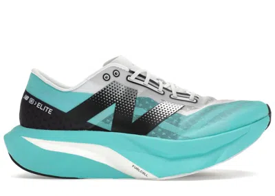 Pre-owned New Balance Men's  Fuelcell Supercomp Elite V4 Sneakers In Cyber Jade/white/black In Multi