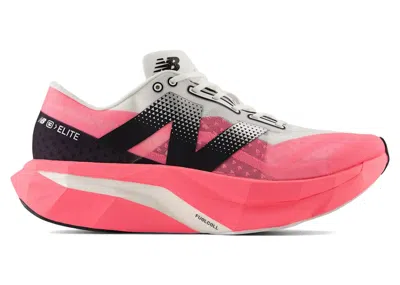 Pre-owned New Balance Men's  Fuelcell Supercomp Elite V4 Sneakers In Ultra Pink/white/black In Multi