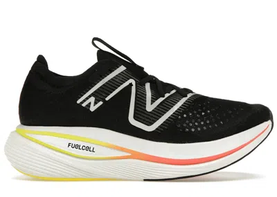 Pre-owned New Balance Men's  Fuelcell Supercomp Sneakers In Black/orange/yellow In Multi