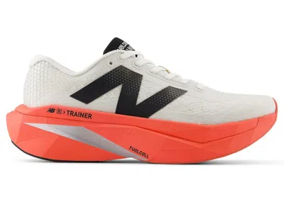 Pre-owned New Balance Men's  Fuelcell Supercomp Trainer V3 Sneakers In Urgent Red/sea Salt/black