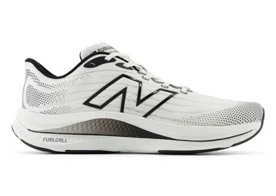 Pre-owned New Balance Men's  Fuelcell Walker Elite Sneakers In White/black/castlerock