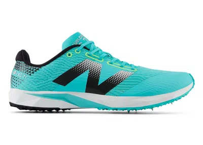 Pre-owned New Balance Men's  Fuelcell Xc7 V5 Sneakers In Cyber Jade/black/silver Metallic