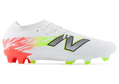 Pre-owned New Balance Men's  Furon Team Fg V8 Lite Sneakers In White/energy Red