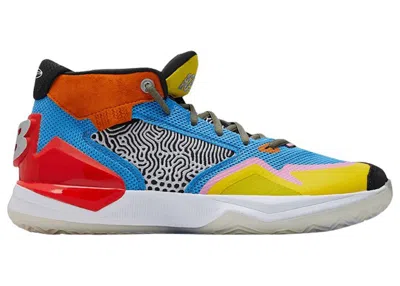 Pre-owned New Balance Men's  Kawhi Sneakers In Light Cobalt Blue/atomic Yellow In Multi