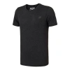 New Balance Men's  Knit Tops Round Neck Breathable Sweat-wicking Short Sleeve Black In Black