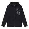 New Balance Men's  Logo Printing Sports Fleece Lined Hooded Jacket Black