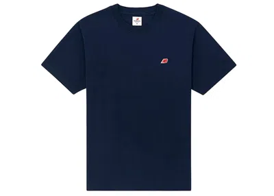 Pre-owned New Balance Men's  Made In Usa Core T-shirt In Natural Indigo