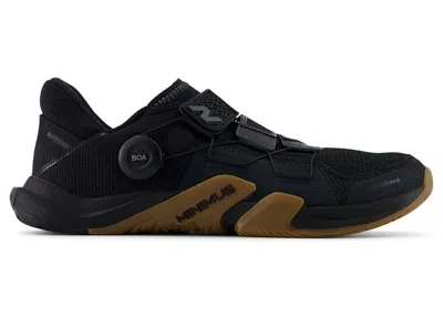 Pre-owned New Balance Men's  Minimus Tr Boa V2 Sneakers In Black/phantom/gum 020