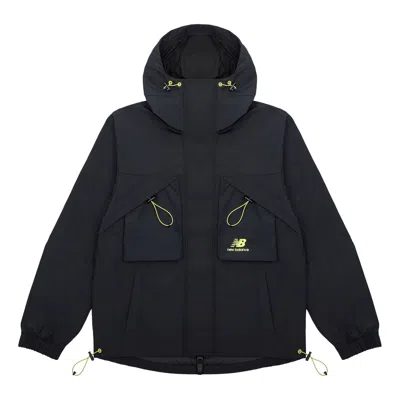 New Balance Men's  Multiple Pockets Casual Sports Breathable Woven Jacket Autumn Black
