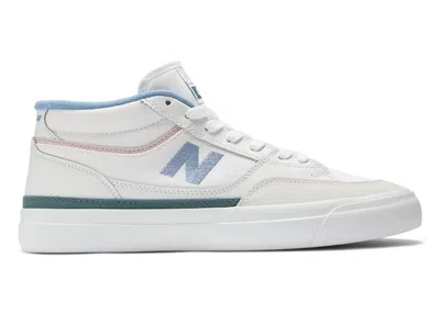 Pre-owned New Balance Men's  Numeric 417 Franky Villani Sneakers In White/blue Laguna In Multi
