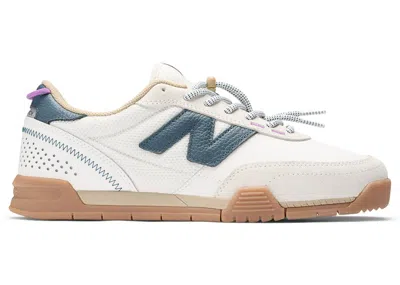 Pre-owned New Balance Men's  Numeric 440v2 Trail Low Sneakers In Sea Salt/deep Ocean