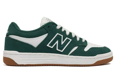 Pre-owned New Balance Men's  Numeric 480 Gum Sneakers In Green/white In Multi