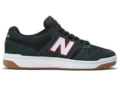 Pre-owned New Balance Men's  Numeric 480 Jamie Foy Sneakers In Forest Green/black In Multi