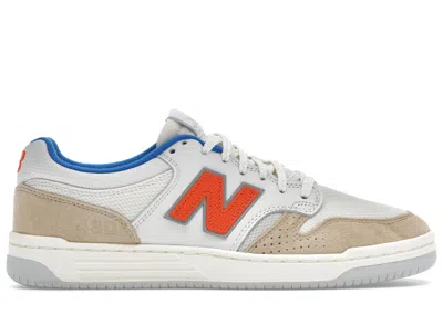 Pre-owned New Balance Men's  Numeric 480 Kith Madison Square Garden Sneakers In Tan/orange