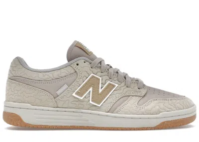 Pre-owned New Balance Men's  Numeric 480 Premier Morel Mushroom Sneakers In Cream/tan