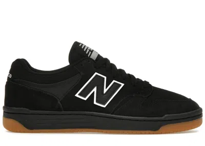 Pre-owned New Balance Men's  Numeric 480 Sneakers In Black/white