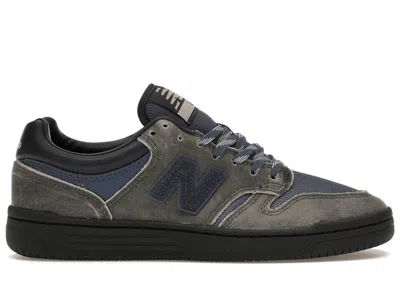 Pre-owned New Balance Men's  Numeric 480 Sneakers In Grey/navy Blue In Multi