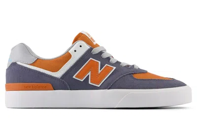 Pre-owned New Balance Men's  Numeric 574 Vulc Sneakers In Dark Arctic Grey/infield Clay In Multi