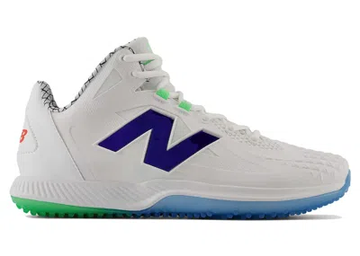 Pre-owned New Balance Men's  Ohtani 1 Tf Lab Work Pack Sneakers In White/electric Jade/bright Lapis