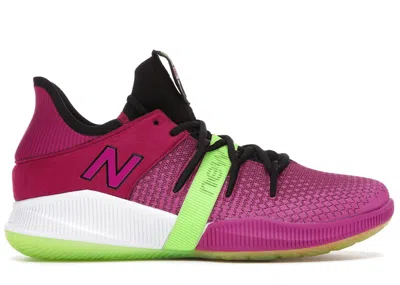 Pre-owned New Balance Men's  Omn1s Low Sneakers In Berry/lime/black In Multi