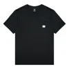 New Balance Men's  Pocket Small Logo Round Neck Short Sleeve Black In Black