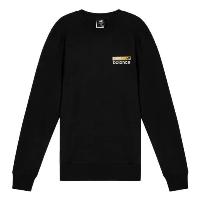 New Balance Men's  Round Neck Casual Pullover Black