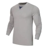 New Balance Men's  Round Neck Forked Long Sleeves Gray In Gray