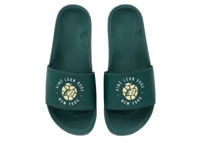 Pre-owned New Balance Men's  Slides Aime Leon Dore Sneakers In Green/cream/white In Multi