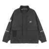 New Balance Men's  Solid Color Woven Stand Collar Jacket Autumn Black
