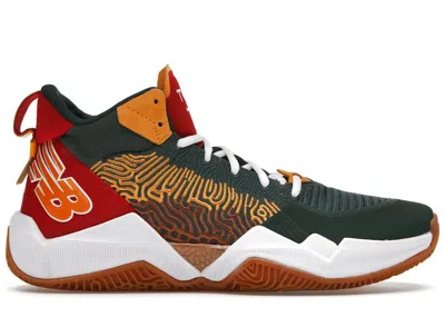 Pre-owned New Balance Men's  Two Wxy Dejounte Murray My Home Sneakers In Green/maroon