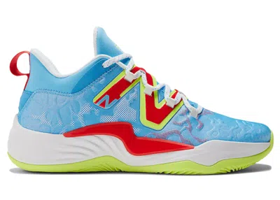 Pre-owned New Balance Men's  Two Wxy V3 Summer Basketball Sneakers In Sky Blue/true Red/hi