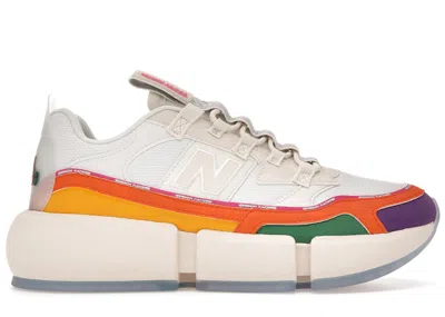 Pre-owned New Balance Men's  Vision Racer Jaden Smith Trippy Summer Sneakers In Sea Salt/storm Blue In Multi