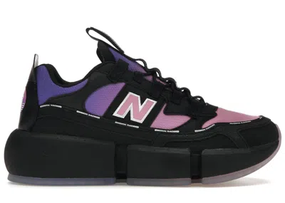 Pre-owned New Balance Men's  Vision Racer Sunset Sneakers In Black/mirage Violet In Multi