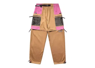 Pre-owned New Balance Men's  X Bodega Zipoff At Knee Cargo Pant In Mushroom In Brown